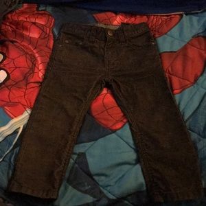 Black H&M corduroy pants. Size 1 1/2-2Y